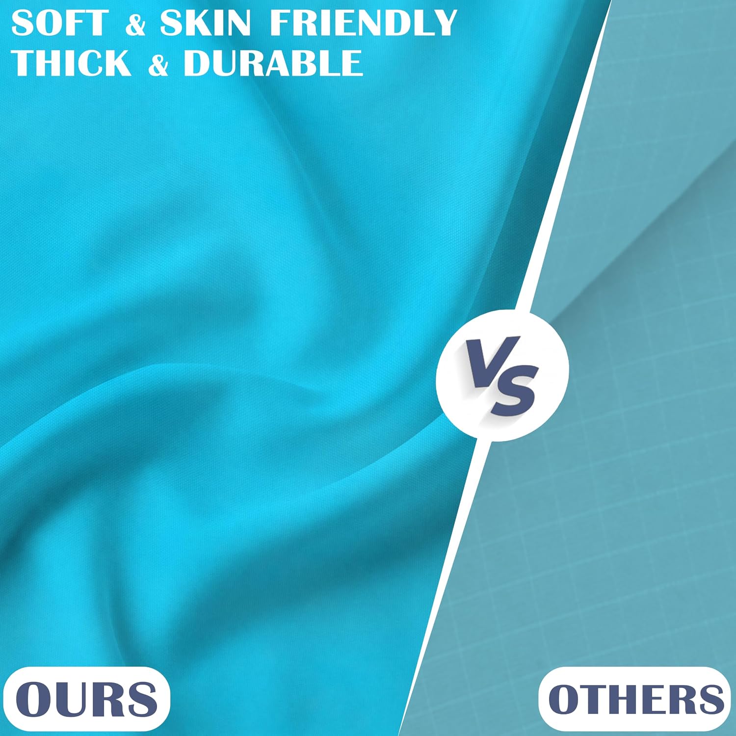 Beach Blanket Waterproof Sandproof 78''X81''/10'X9' Oversized Big Blanket | Sand Free Large Blanket for Beach,Waterproof Picnic Hiking Blankets with Stakes, Lightweight Foldable Beach Towel Accessories