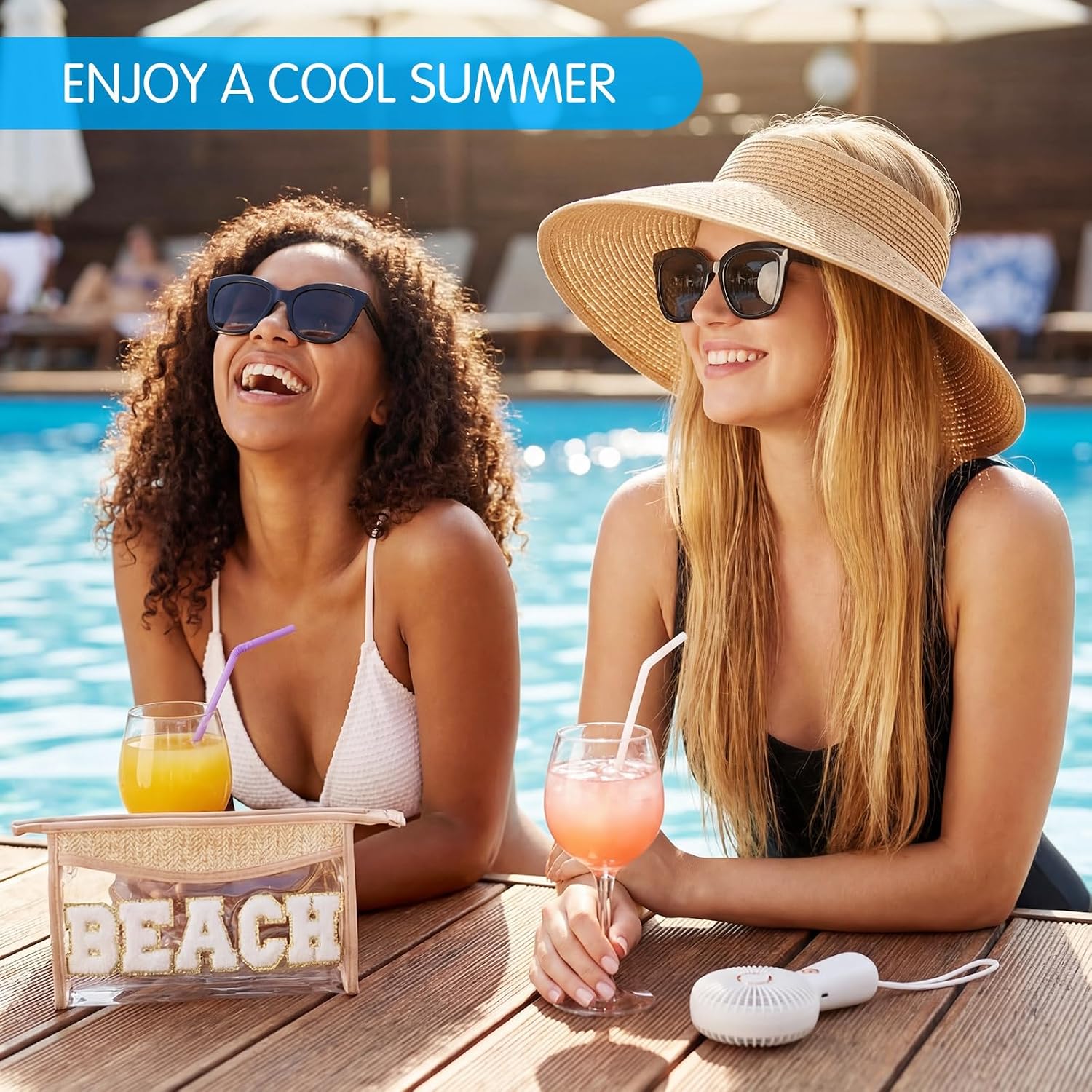Hsei 4 Pcs Beach Gifts Set for Women Summer Essential